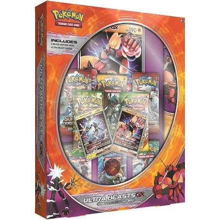 Pokemon TCG Crimson Invasion Crimson Invasion Ultra Beasts GX Premium Collection Buzzwole GX and Xurkitree GX sealed box
