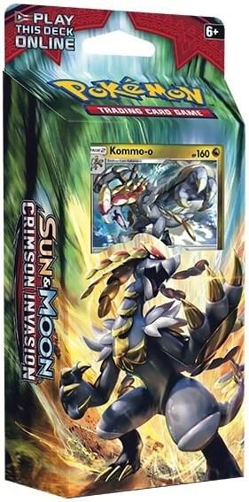 Pokemon TCG Crimson Invasion Crimson Invasion Theme Deck Clanging Thunder Kommo o deck product