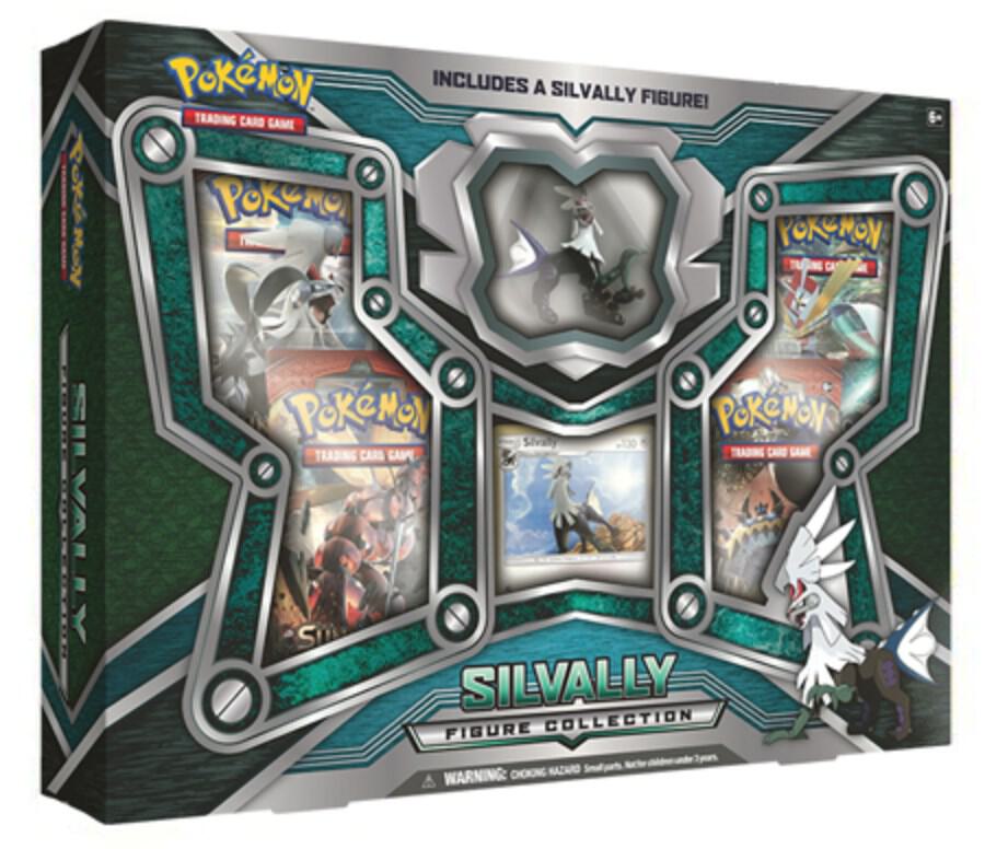 Pokemon TCG Crimson Invasion Crimson Invasion Silvally Figure Collection sealed box