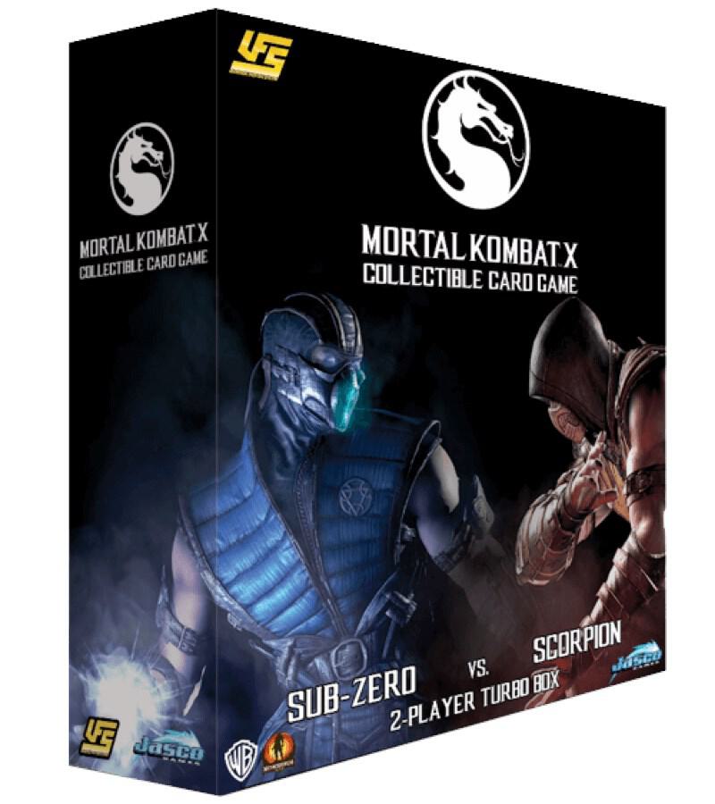 UniVersus Card Game Mortal Kombat X Mortal Kombat X CCG 2 Player Turbo Deck Box sealed box