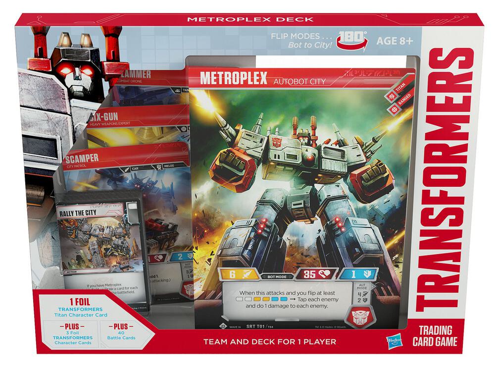 Transformers TCG Wave 1 Wave 1 Metroplex Deck deck product