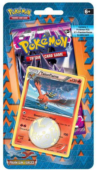 Pokemon TCG Phantom Forces Phantom Forces Single Pack Blister Talonflame booster pack