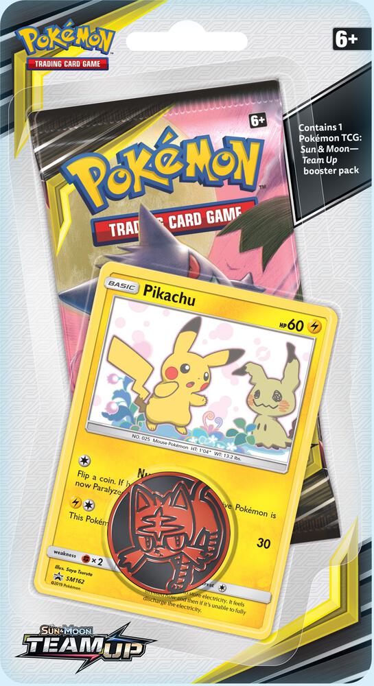 Pokemon TCG Team Up Team Up Single Pack Blister Pikachu booster pack