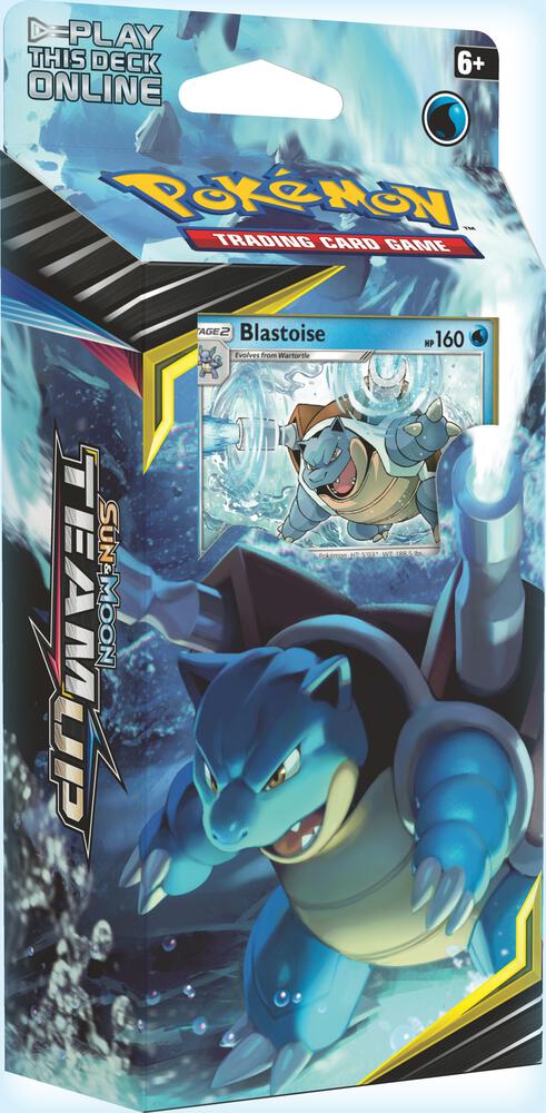 Pokemon TCG Team Up Team Up Theme Deck Torrential Cannon Blastoise deck product