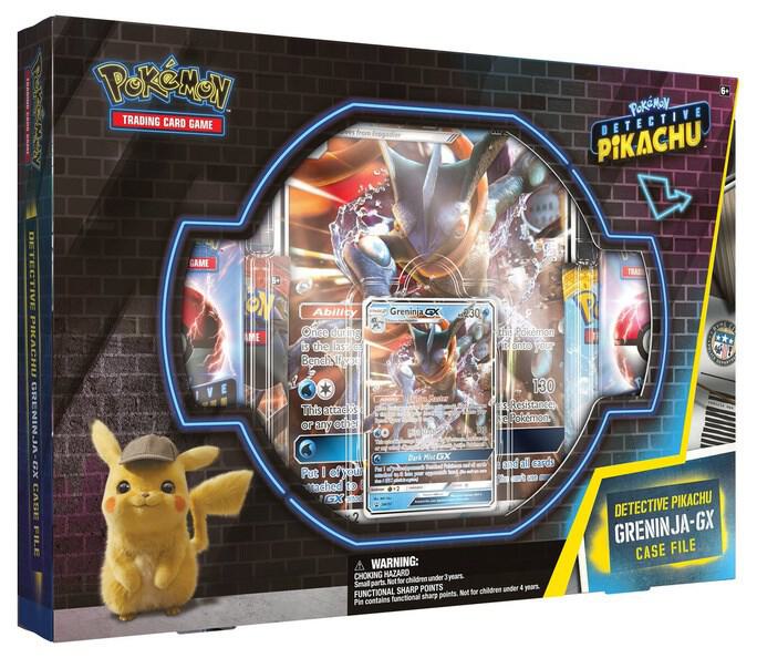 Pokemon TCG Detective Pikachu Detective Pikachu Greninja GX Case File sealed box