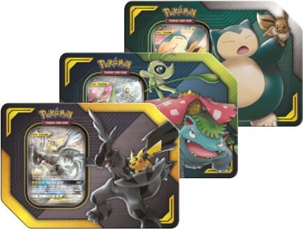 Pokemon TCG Team Up Team Up TAG TEAM Tin Set of 3 trading card product