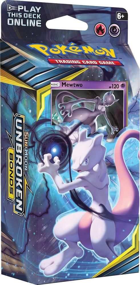 Pokemon TCG Unbroken Bonds Unbroken Bonds Battle Minds Theme Deck Mewtwo deck product