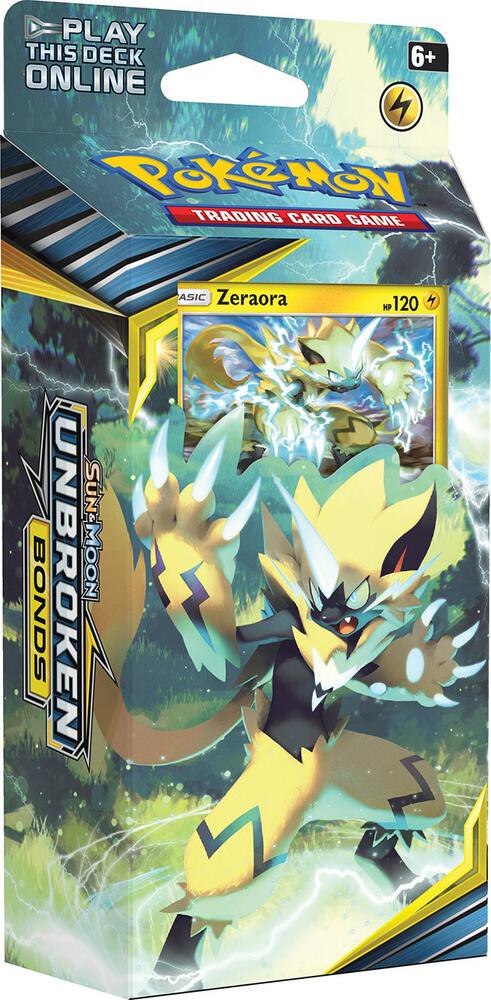 Pokemon TCG Unbroken Bonds Unbroken Bonds Lightning Loop Theme Deck Zeraora deck product