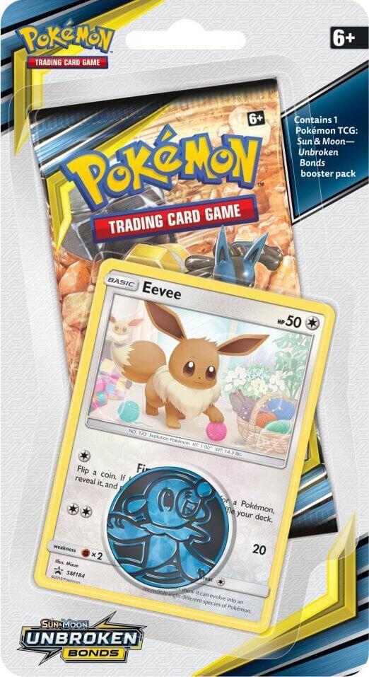 Pokemon TCG Unbroken Bonds Unbroken Bonds Single Pack Blister Eevee booster pack