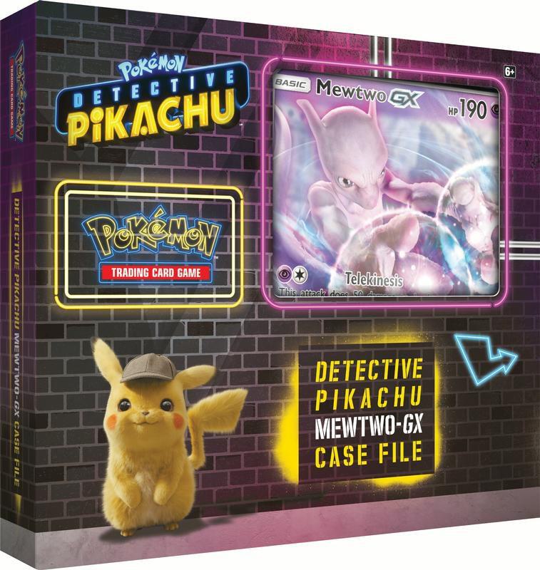 Pokemon TCG Detective Pikachu Detective Pikachu Mewtwo GX Case File sealed box