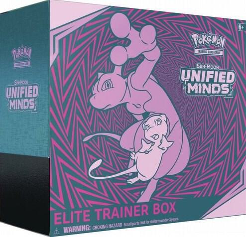 Pokemon TCG Unified Minds Unified Minds Elite Trainer Box sealed box