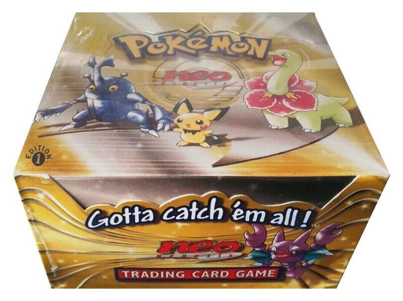 Pokemon TCG Neo Genesis Neo Genesis Booster Box 1st Edition sealed box