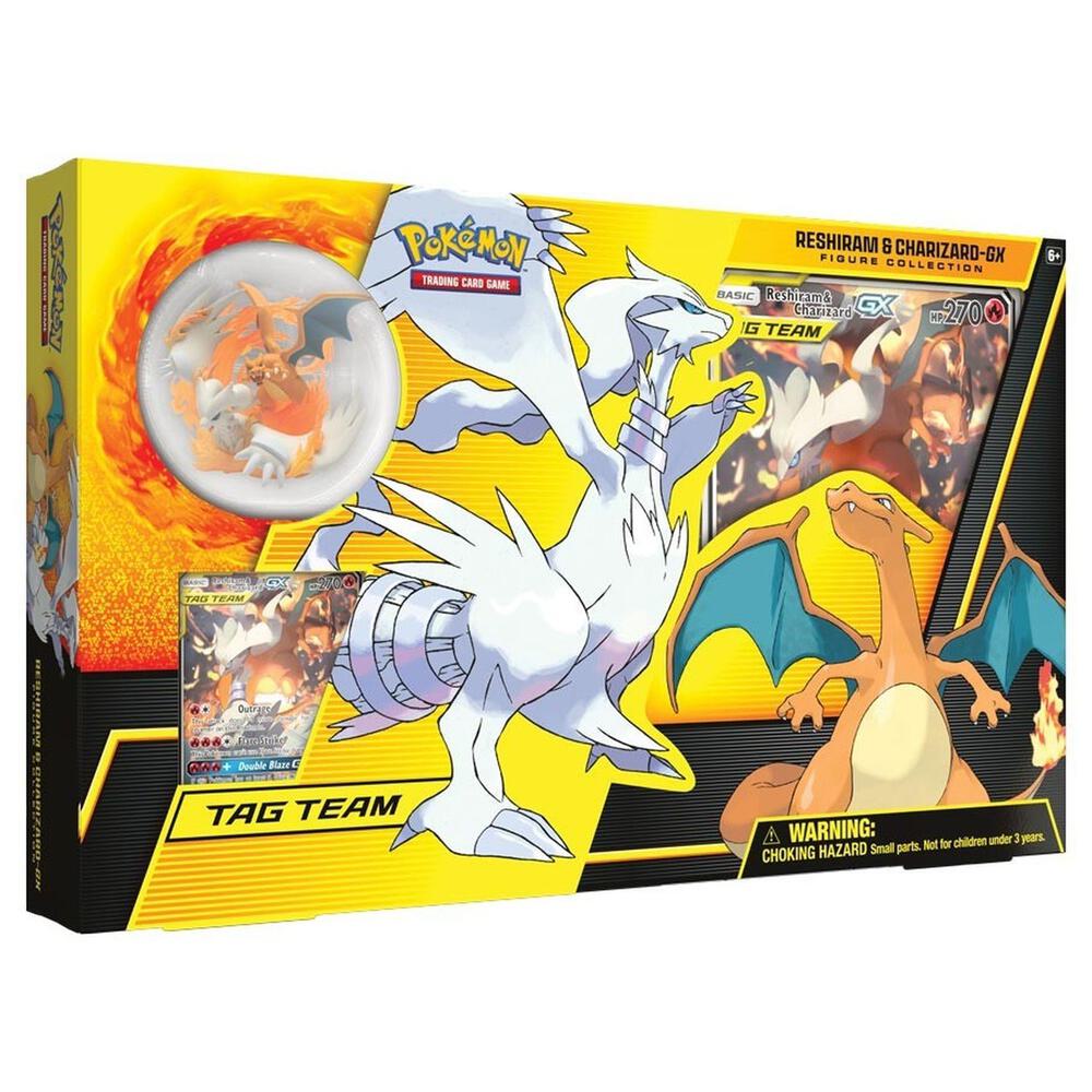 Pokemon TCG Unbroken Bonds Unbroken Bonds Reshiram and Charizard GX Figure Collection sealed box