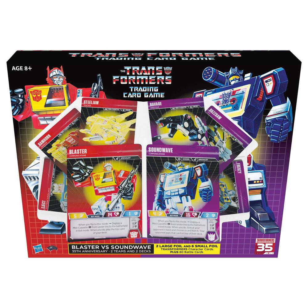 Transformers TCG Blaster VS Soundwave Blaster VS Soundwave Box Set 35th Anniversary Edition sealed box