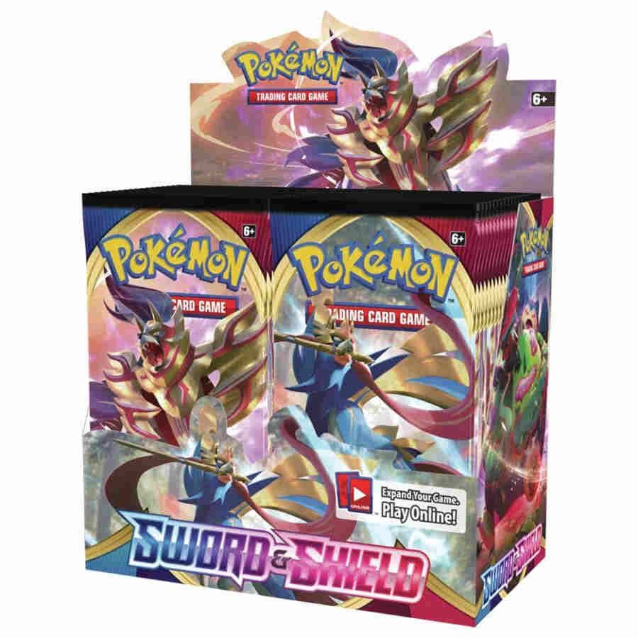 Pokemon TCG Sword and Shield Sword and Shield Booster Box sealed box
