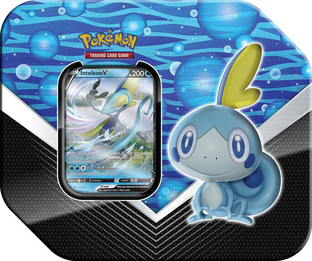 Pokemon TCG Sword and Shield Sword and Shield Galar Partners Tin Inteleon V trading card product