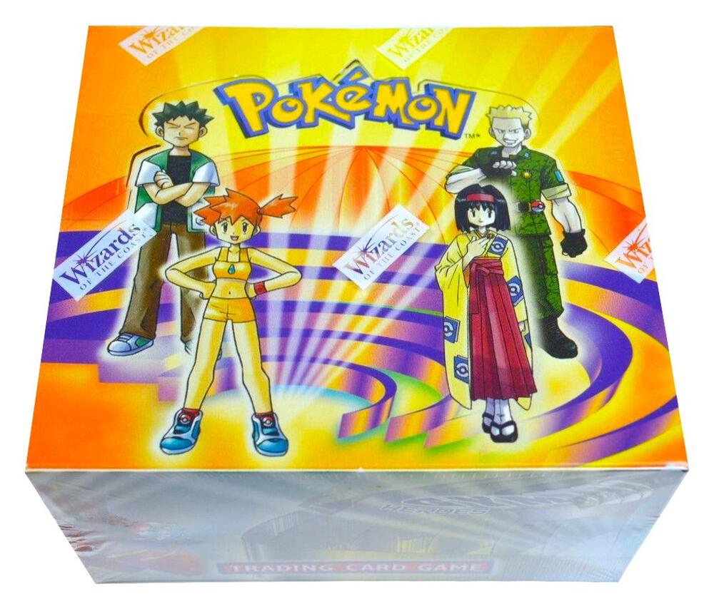 Pokemon TCG Gym Heroes Gym Heroes Booster Box Unlimited Edition sealed box