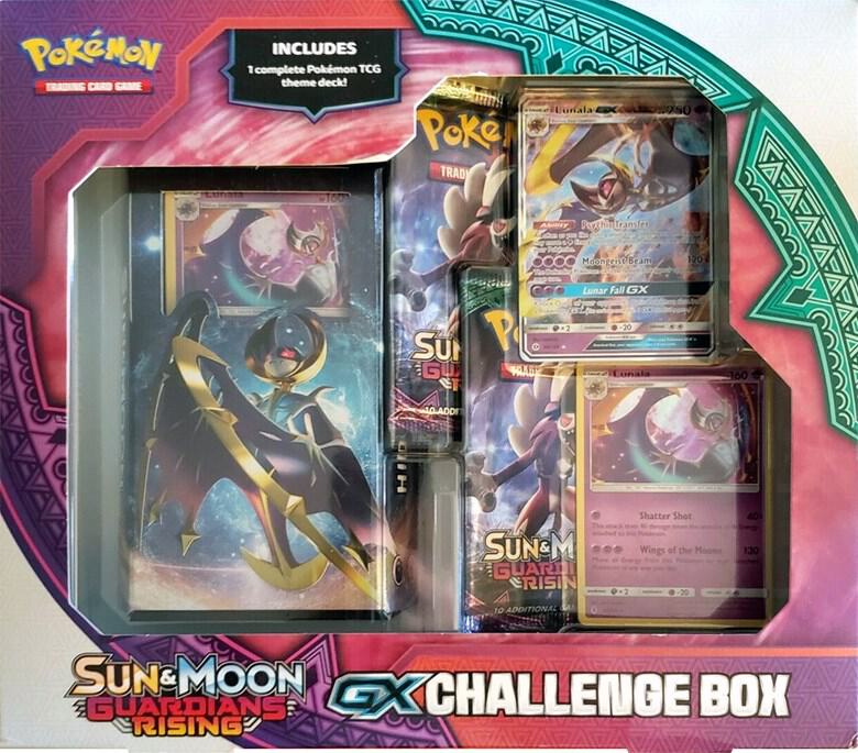 Pokemon TCG Guardians Rising Guardians Rising Lunala GX Challenge Box sealed box