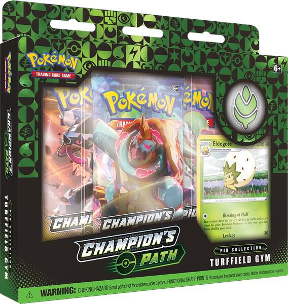 Pokemon TCG Champions Path Champions Path Pin Collection Turffield Gym sealed box