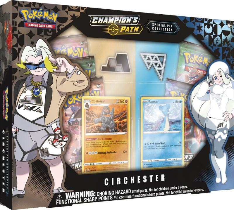 Pokemon TCG Champions Path Champions Path Special Pin Collection Circhester sealed box