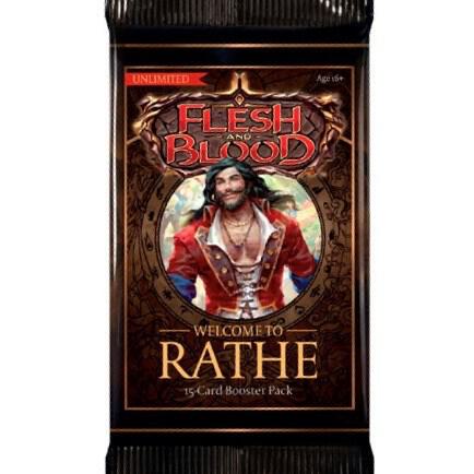 Flesh and Blood TCG Welcome To Rathe Welcome to Rathe Booster Pack Unlimited Edition booster pack