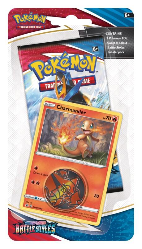 Pokemon TCG Battle Styles Battle Styles Single Pack Blister Charmander booster pack