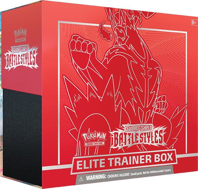 Pokemon TCG Battle Styles Battle Styles Elite Trainer Box Single Strike Urshifu Red sealed box