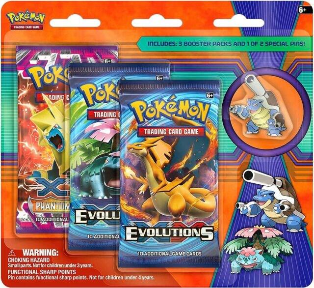 Pokemon TCG Evolutions Evolutions Pin Collection Mega Blastoise sealed box