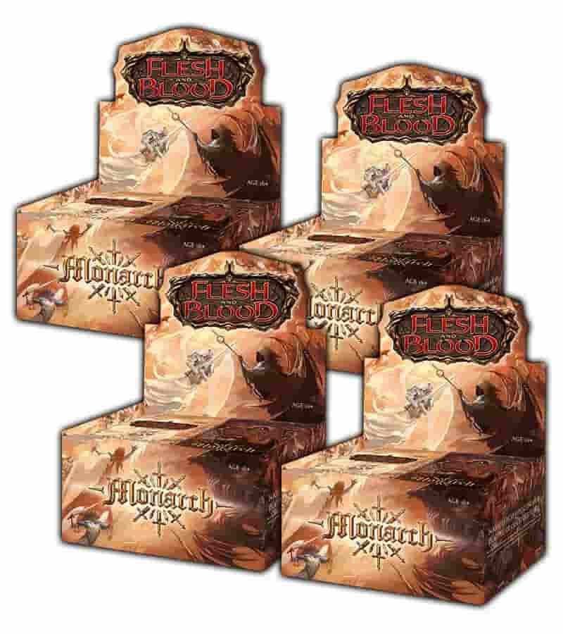 Flesh and Blood TCG Monarch Monarch Booster Box Case 1st Edition sealed box