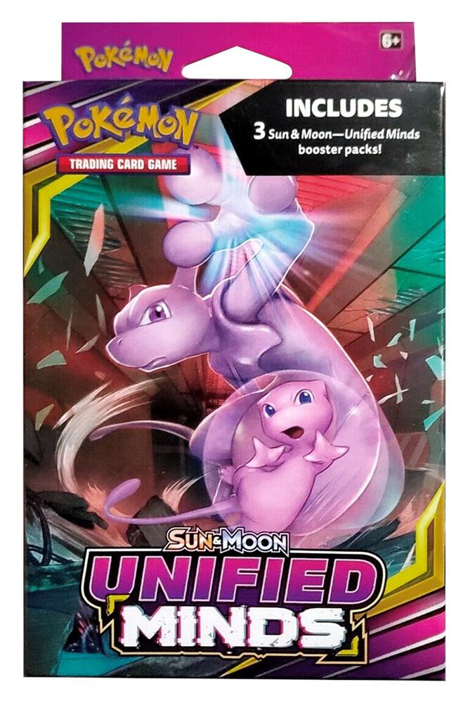Pokemon TCG Unified Minds Unified Minds 3 Pack Hanger Box sealed box