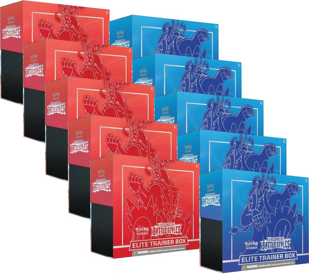 Pokemon TCG Battle Styles Battle Styles Elite Trainer Box Case sealed box