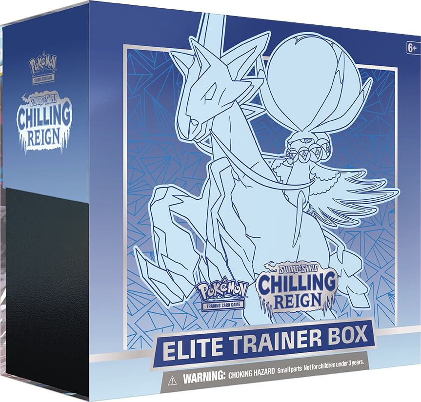 Pokemon TCG Chilling Reign Chilling Reign Elite Trainer Box Ice Rider Calyrex sealed box