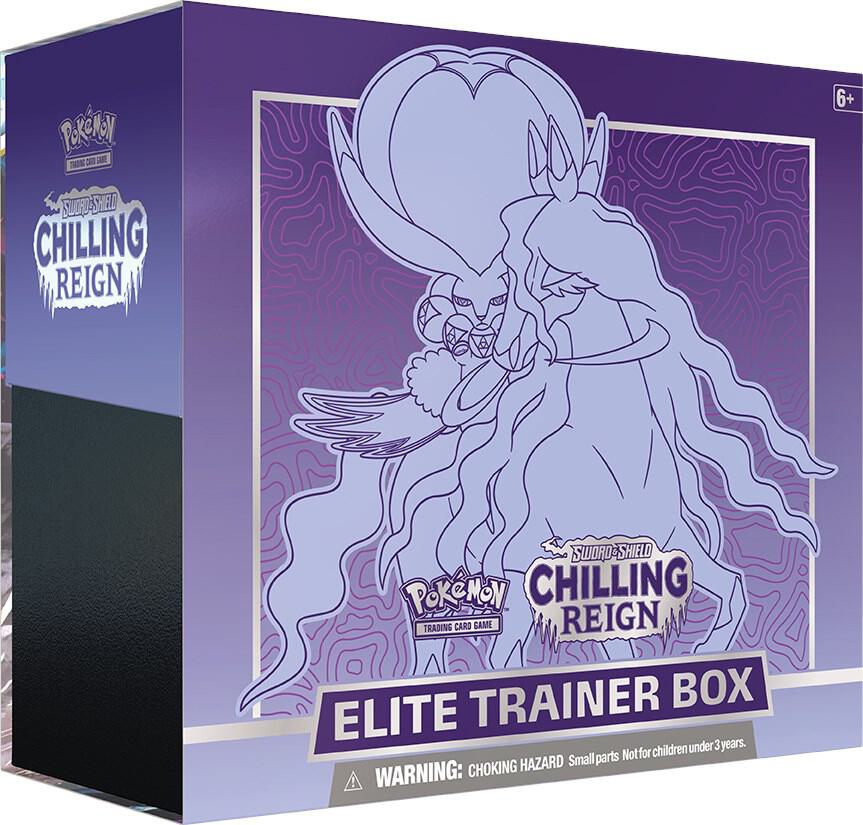 Pokemon TCG Chilling Reign Chilling Reign Elite Trainer Box Shadow Rider Calyrex sealed box