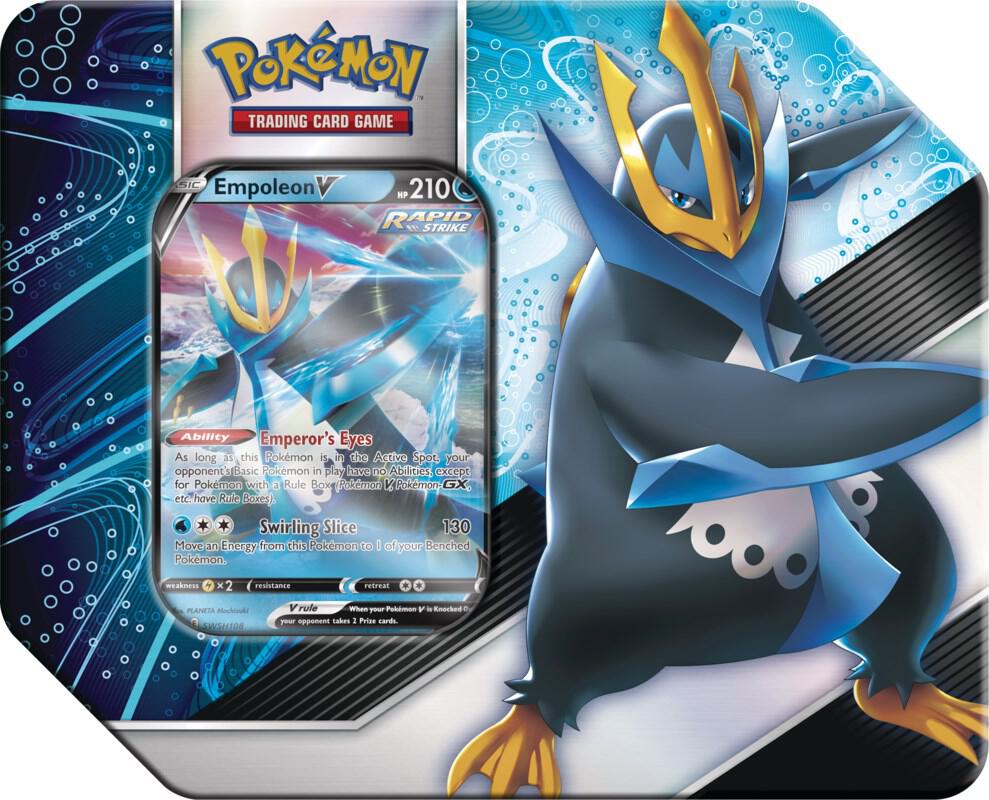 Pokemon TCG Battle Styles Battle Styles V Strikers Tin Empoleon V trading card product