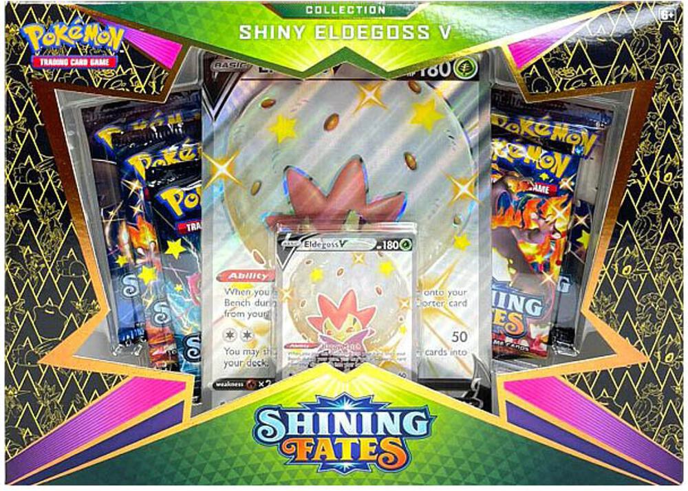 Pokemon TCG Shining Fates Shining Fates Collection Shiny Eldegoss V sealed box
