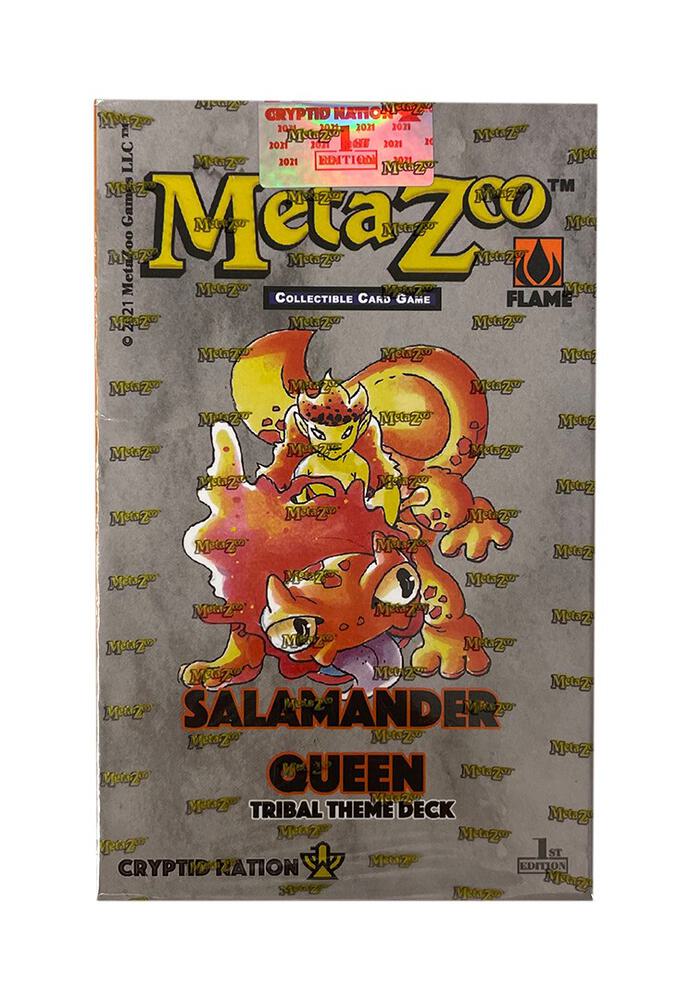 MetaZoo TCG Cryptid Nation Cryptid Nation Tribal Theme Deck Flame First Edition deck product