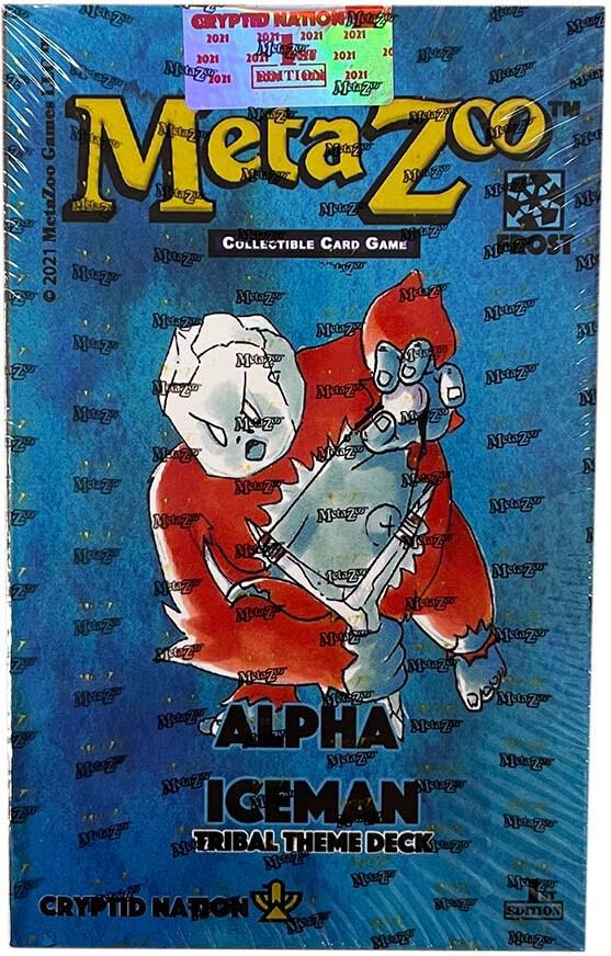 MetaZoo TCG Cryptid Nation Cryptid Nation Tribal Theme Deck Frost First Edition deck product
