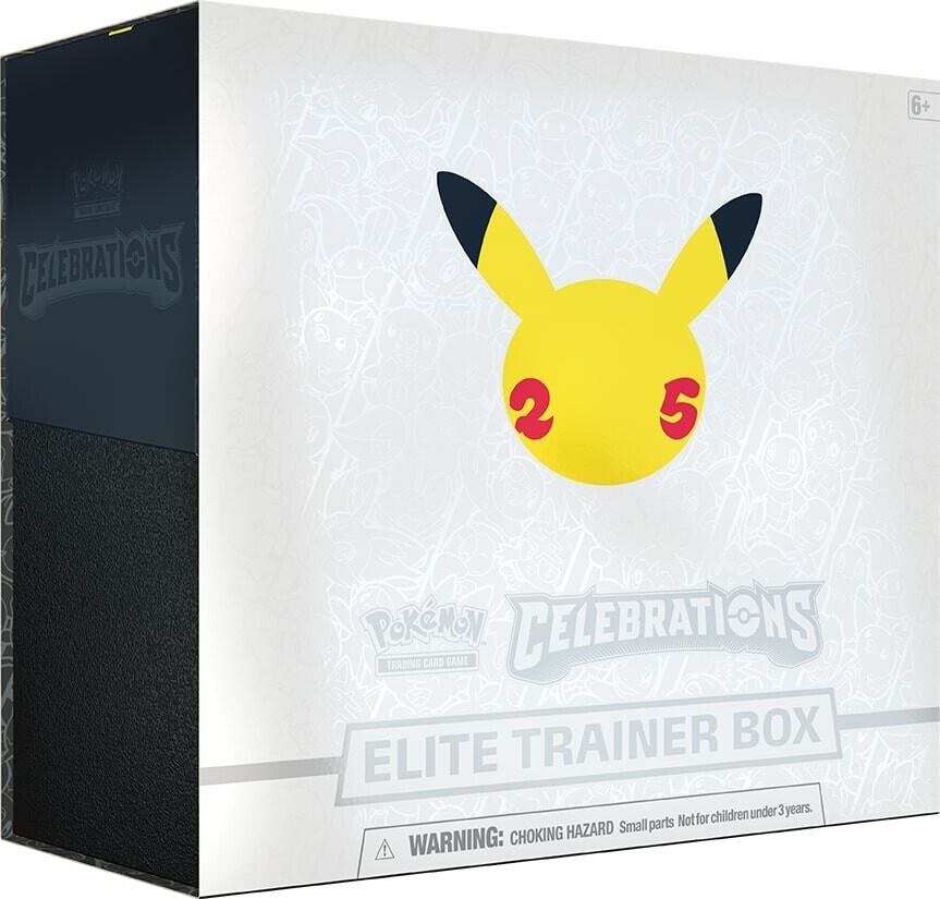 Pokemon TCG Celebrations Celebrations Elite Trainer Box sealed box