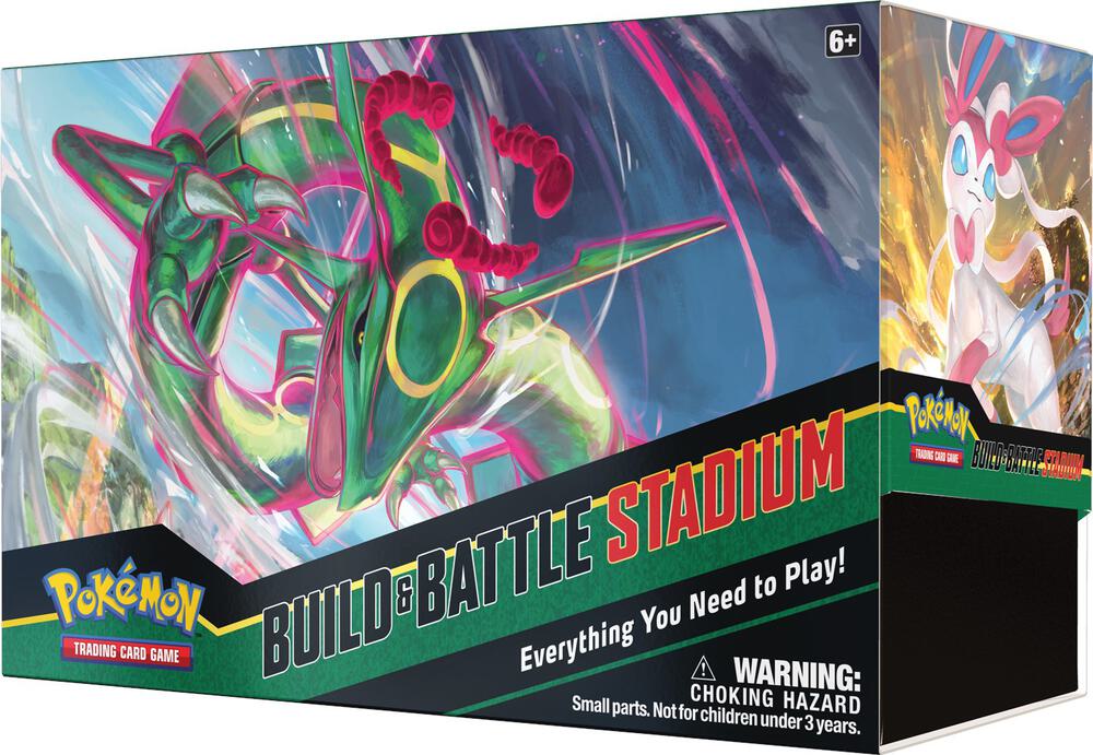 Pokemon TCG Evolving Skies Evolving Skies Build and Battle Stadium trading card product