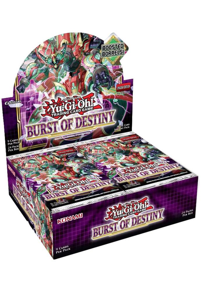 Yu-Gi-Oh! TCG Burst of Destiny Burst of Destiny Booster Box 1st Edition sealed box