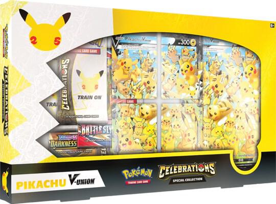 Pokemon TCG Celebrations Celebrations Collection Pikachu V UNION sealed box