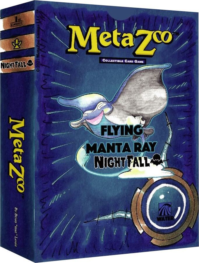 MetaZoo TCG Nightfall Nightfall Tribal Theme Deck Flying Manta Ray First Edition deck product
