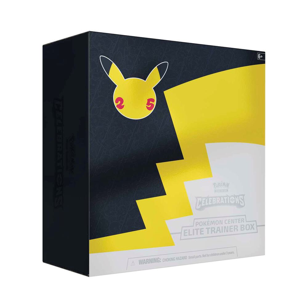 Pokemon TCG Celebrations Celebrations Pokemon Center Elite Trainer Box Exclusive sealed box