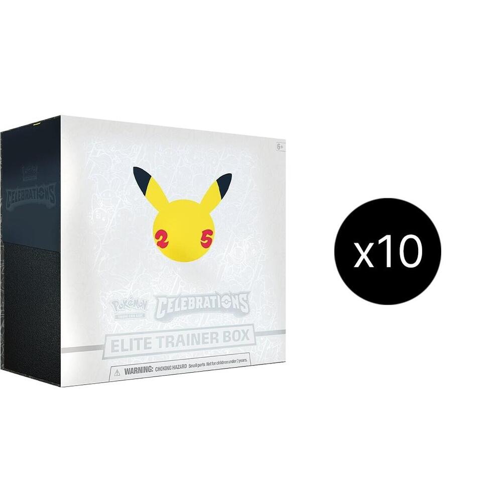 Pokemon TCG Celebrations Celebrations Elite Trainer Box Case sealed box