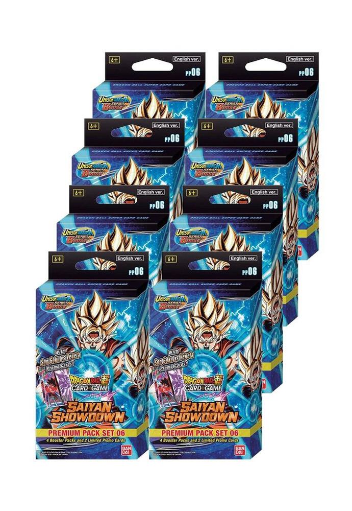 Dragon Ball Super Card Game Saiyan Showdown Saiyan Showdown Premium Pack Set 06 Display booster pack