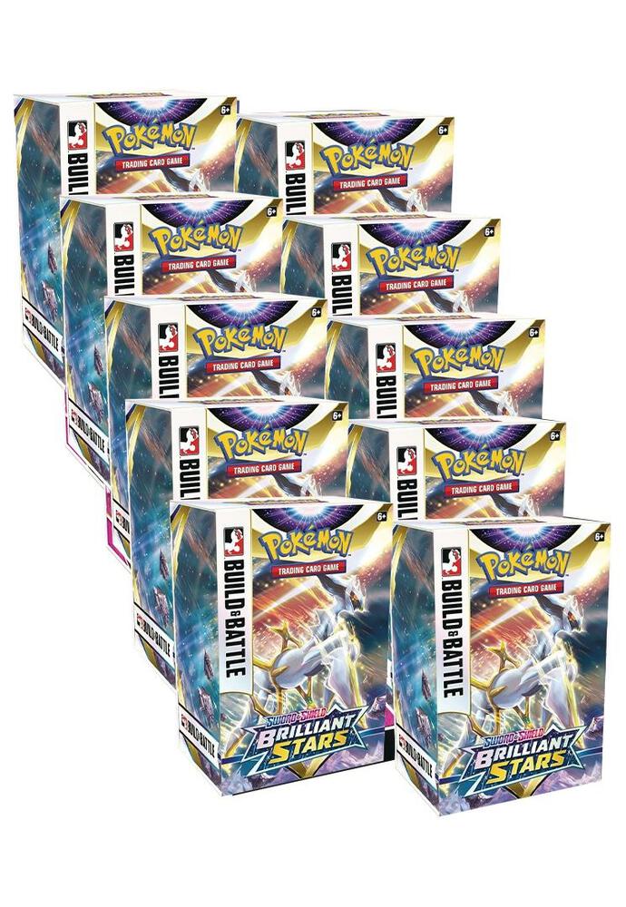 Pokemon TCG Brilliant Stars Brilliant Stars Build and Battle Box Display sealed box