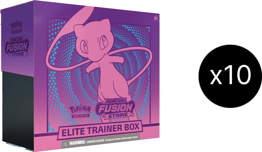 Pokemon TCG Fusion Strike Fusion Strike Elite Trainer Box Case sealed box