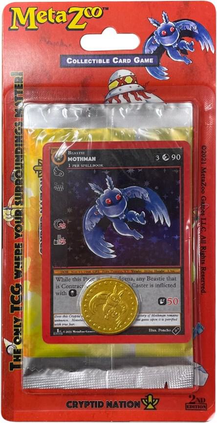 MetaZoo TCG Cryptid Nation Cryptid Nation Second Edition Blister Pack booster pack