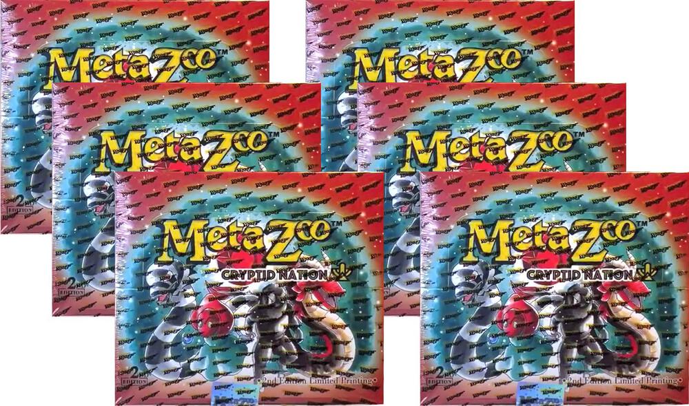 MetaZoo TCG Cryptid Nation Cryptid Nation Second Edition Booster Box Case sealed box