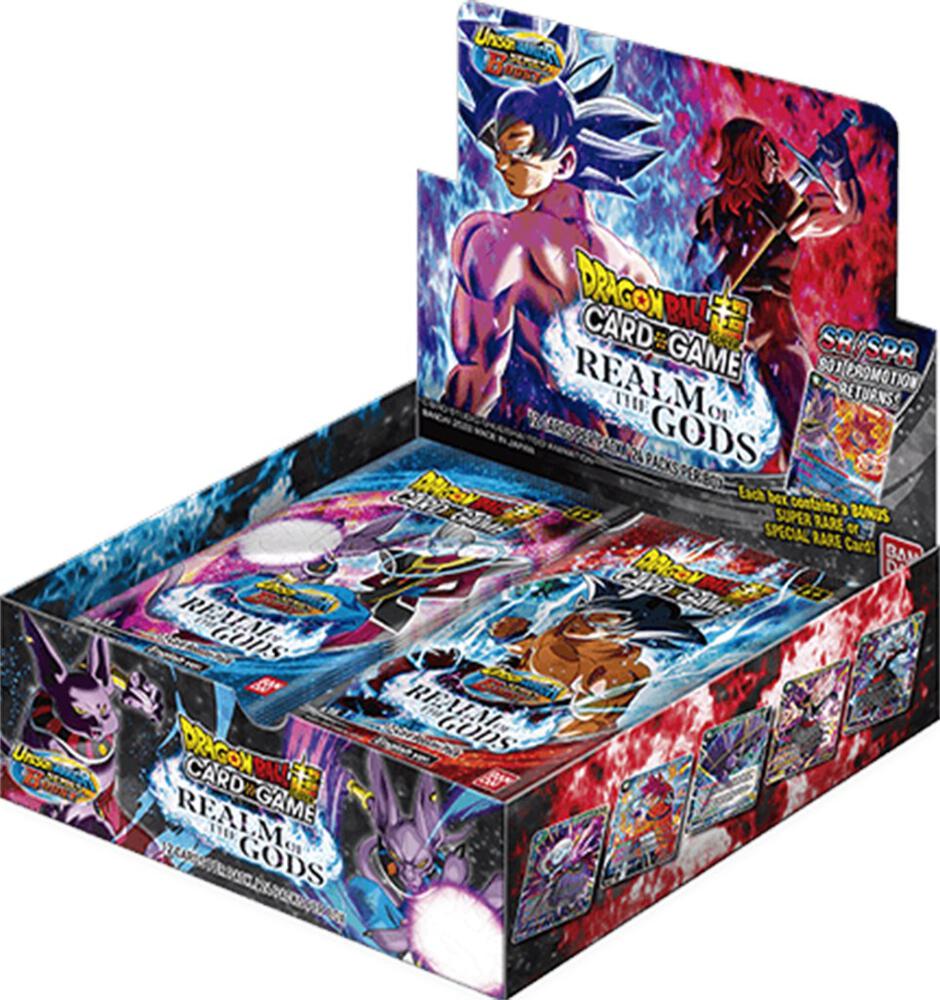 Dragon Ball Super Card Game Realm Of The Gods Realm of the Gods Booster Box sealed box